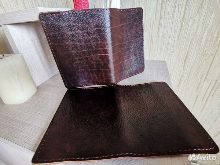 Обложка на паспорт из натуральной кожи