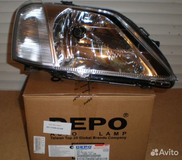 Фара на Renault Logan