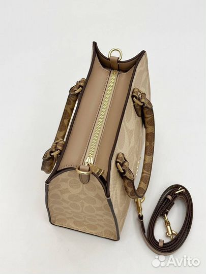 Сумка Coach Maggie Натуральная кожа/канва