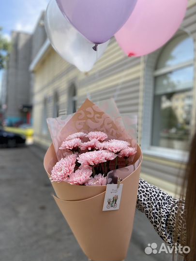 Букет из хризантемы Доставка цветов и букетов