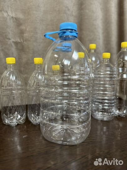 Бутылки пэт от 0,5 до 5,0л