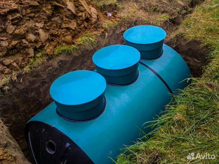 Септик эко Аквалос 3 без откачки