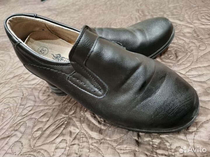 Рубашка, брюки, туфли костюм для школы