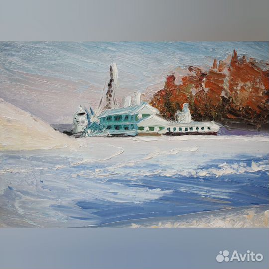 Картина этюд масло