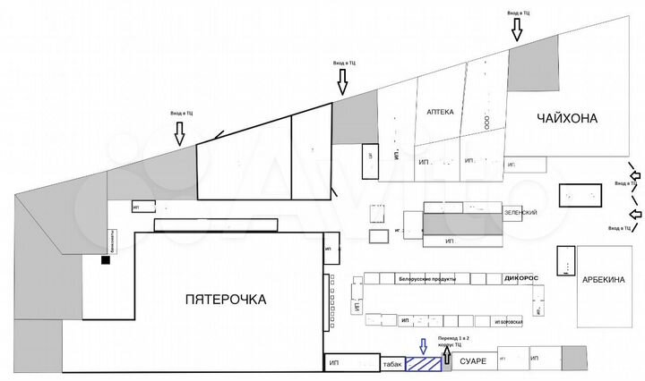 Торговая площадь, 23 м²