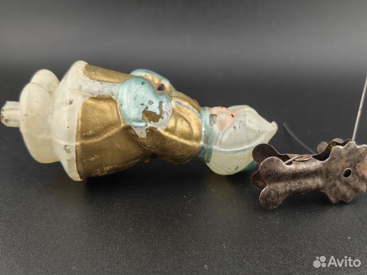 Елочная игрушка СССР на прищепке филлипок