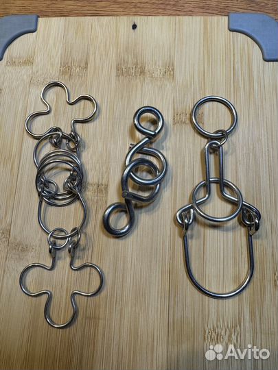 Металлические головоломки в ассортименте