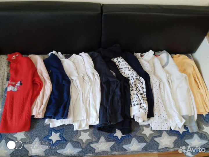 Детские вещи пакетом для девочки 6 7 8 лет