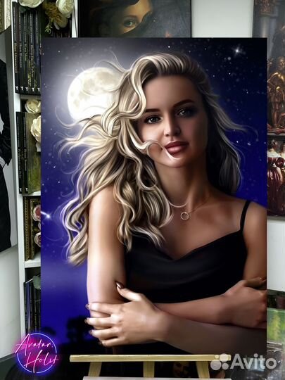 Портрет по фото на холсте Нижний Новгород