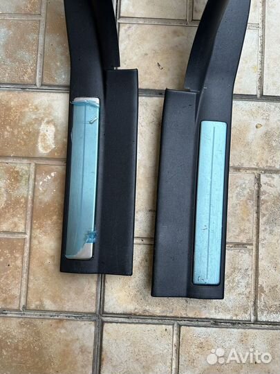 Внутренние накладки порогов на land rover sport