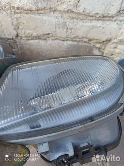 Мерседес W210 туманки Hella оригинал