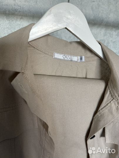 Льняной костюм женский