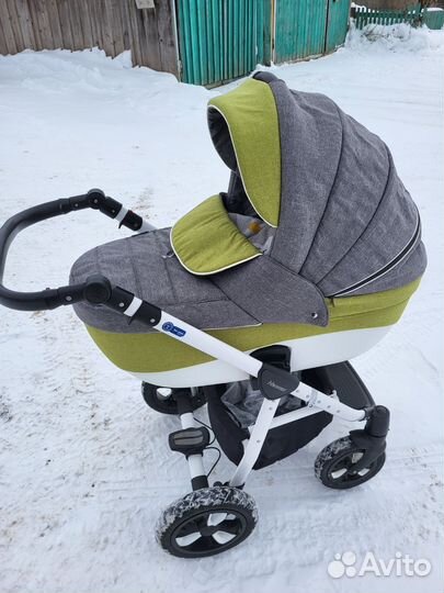 Коляска adamex 3 в 1 бу