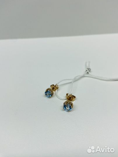 Золотые серьги (33455)