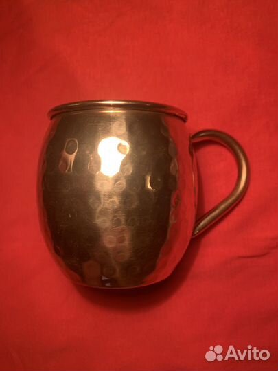 Кружка Медная Медь Индия Пузатая Коллекционная