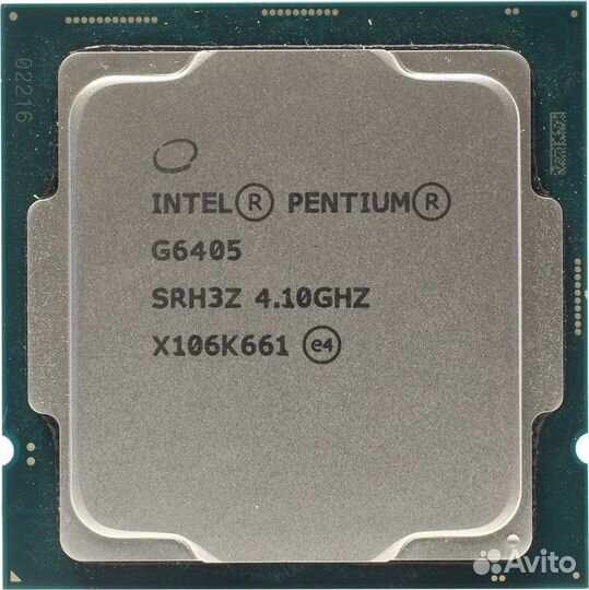 Intel Pentium Gold G6405 LGA1200, 2 x 4100 мгц