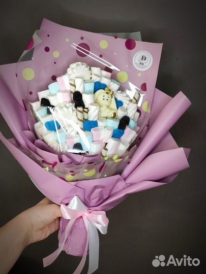 Детский букет. Съедобный букет