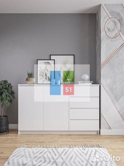 Комод белый