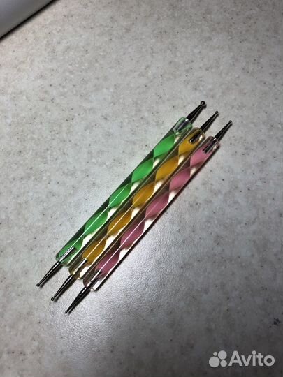 Инструменты для маникюра(дотс двусторонний)