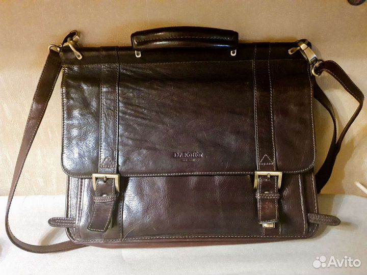 Сумка мужская натуральная кожа Dr. Koffer