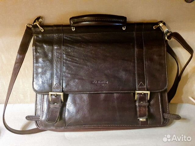 Сумка мужская натуральная кожа Dr. Koffer
