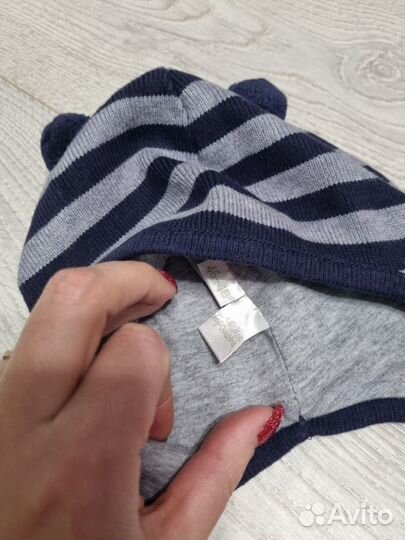 Шапка детская демисезонная весна осень 44 46