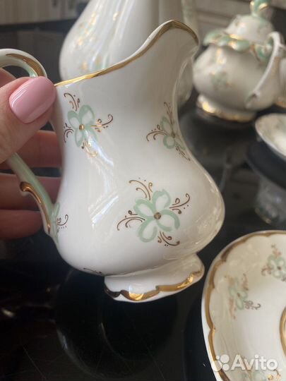 Чайный сервиз Гжель «Свадебный»