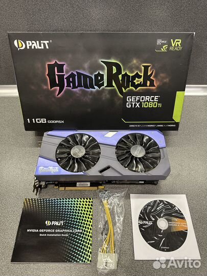 Видеокарта Palit GTX 1080 Ti GameRock 11GB