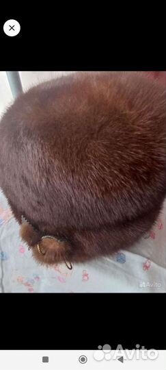 Шапка норковая женская