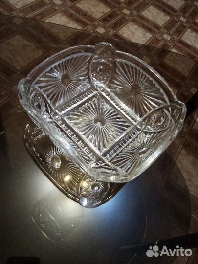 Салатник, Хрустальные розетки