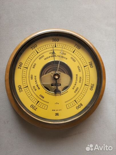 Барометр настенный бытовой СССР