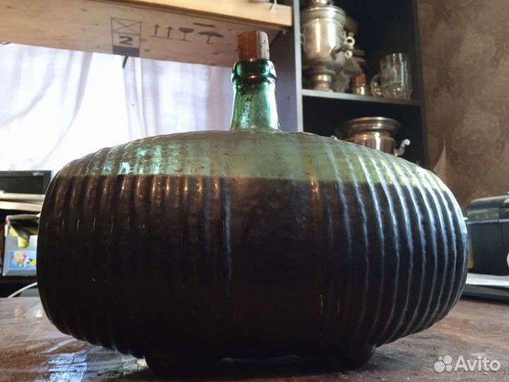 Антикварный бочонок Шустов. 19в