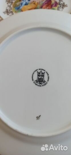 Набор тарелок Мадонна перламутр