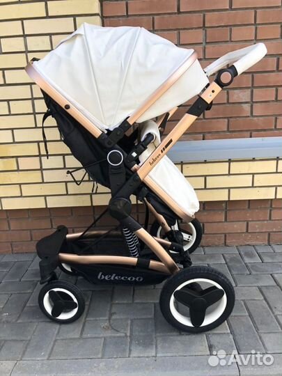 Коляска 3в1 Belecoo трансформер белая новая