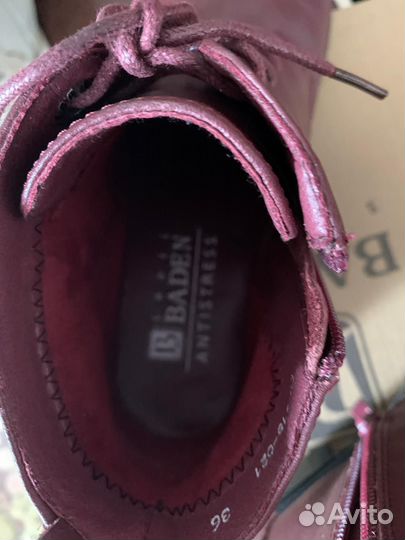 Ботинки женские демисезонные 36 размер