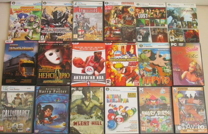 Сборники игр на DVD