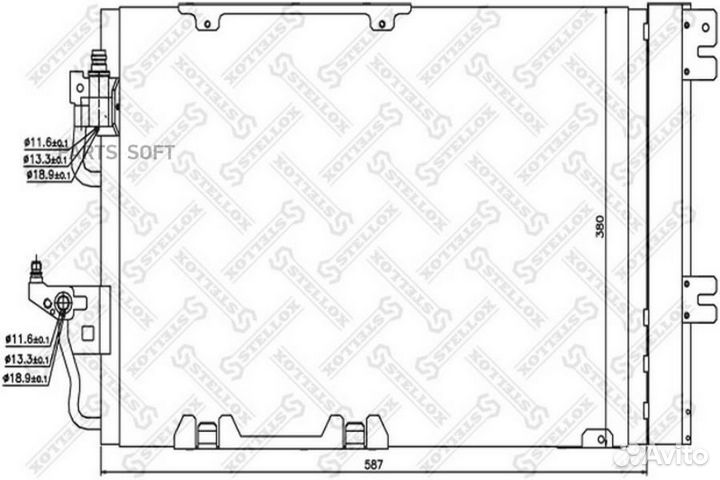 Stellox 1045019SX 10-45019-SX AVA OL5367GR905593VL