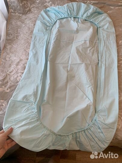 Простынь на резинке 6 шт 120х60