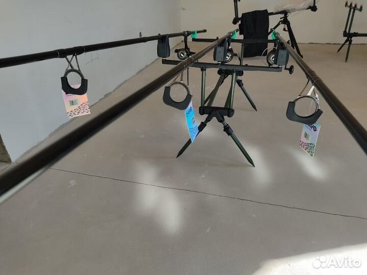 Карповый набор на 3 уд с род подом и сигналками