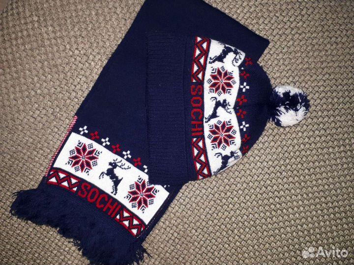 Комплект шарф+шапка