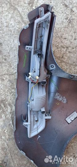 Молдинг заднего бампера kia sportage 3 рестайлинг