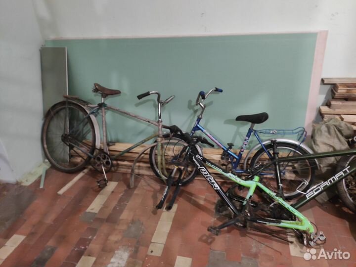 Велосипеды в разборе и под восстановление