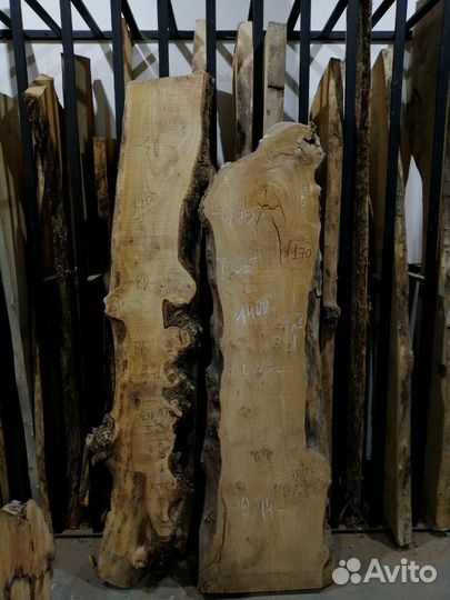 Слэбы разных пород дерева