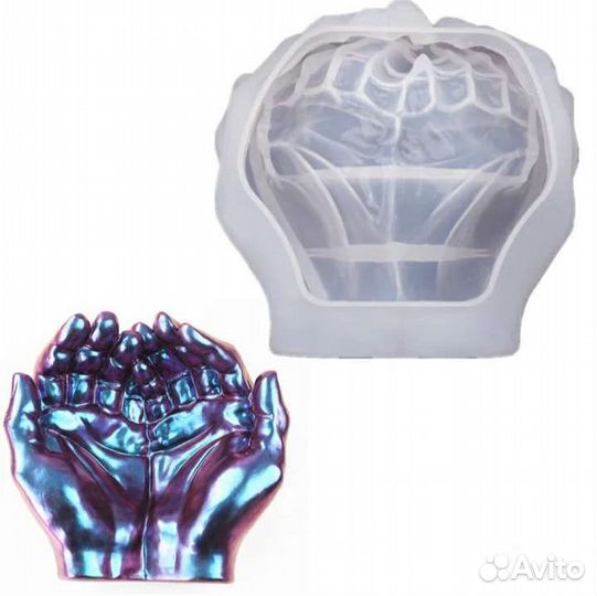 Силиконовая форма руки ладони
