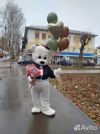 Ростовая кукла поздравление, шарики. Под ключ