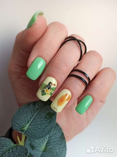 Маникюр с покрытием гель лак