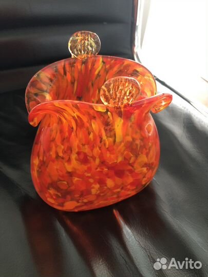 Ваза цветное стекло