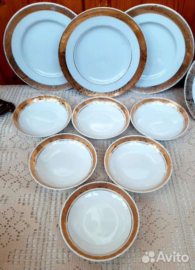 Тарелки десертные,креманки Лфз 