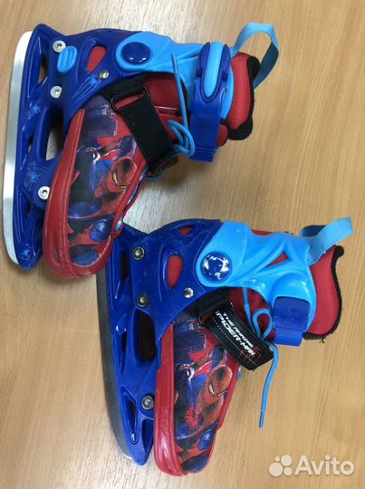 Коньки ледовые раздвижные р.29-32