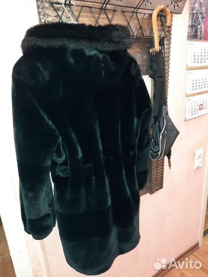 Искусственная шуба под мутон